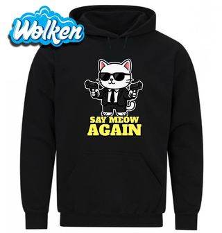 Mikina Kočičí Střelec Say Meow Again.jpg