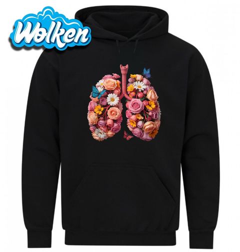 Obrázek produktu Pánská mikina Květinové Plíce Nekuřáka
