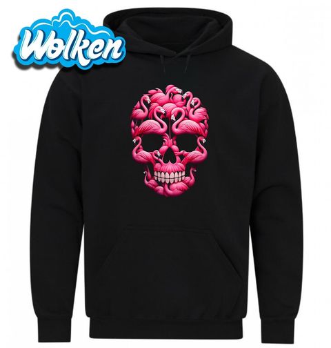 Obrázek produktu Pánská mikina Tropická Lebka z Plameňáků