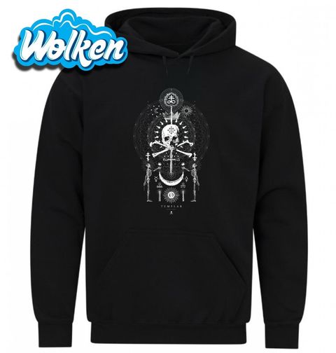 Obrázek produktu Pánská mikina Templářská Lebka
