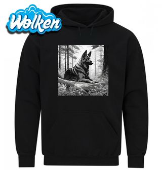 Mikina Německý ovčák v Lese.jpg