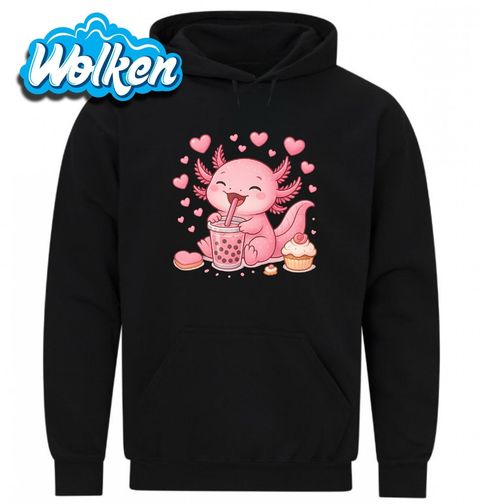 Obrázek produktu Pánská mikina Axolotl mexický s Bubble Tea
