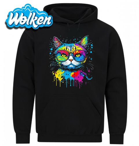 Obrázek produktu Pánská mikina Cool Kočka v Brýlích