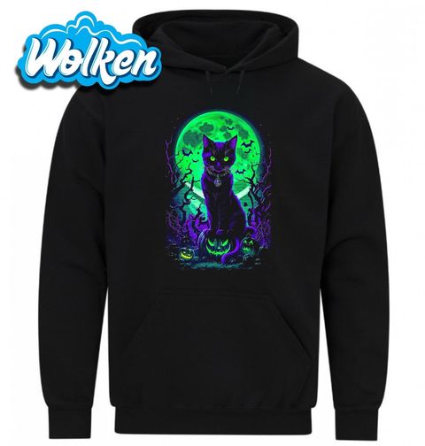 Obrázek produktu Pánská mikina Kočka na Dýni Strážkyně Halloweenu