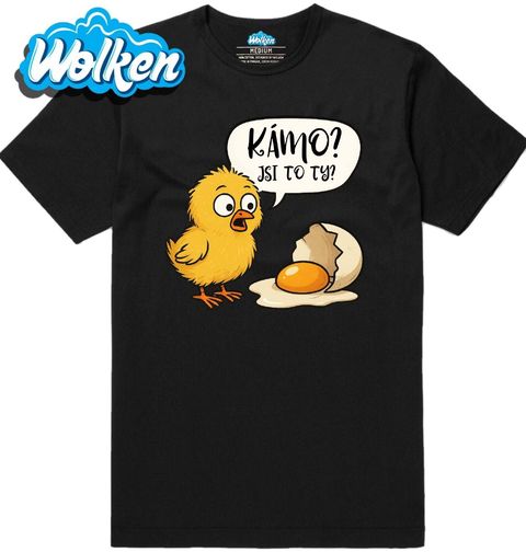 Obrázek produktu Pánské tričko Vyděšené Kuře Kámo? Jsi to ty