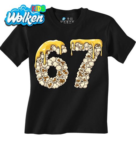 Obrázek produktu Dětské tričko Six Seven z Popcornu 67 Meme