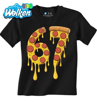 Dětské tričko Sýrová Pizza 67 Six Seven Meme.jpg