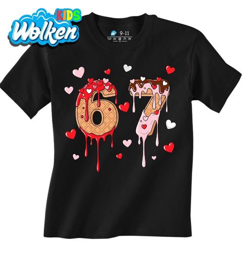 Obrázek produktu Dětské tričko Zamilovaná 67 Six Seven Meme