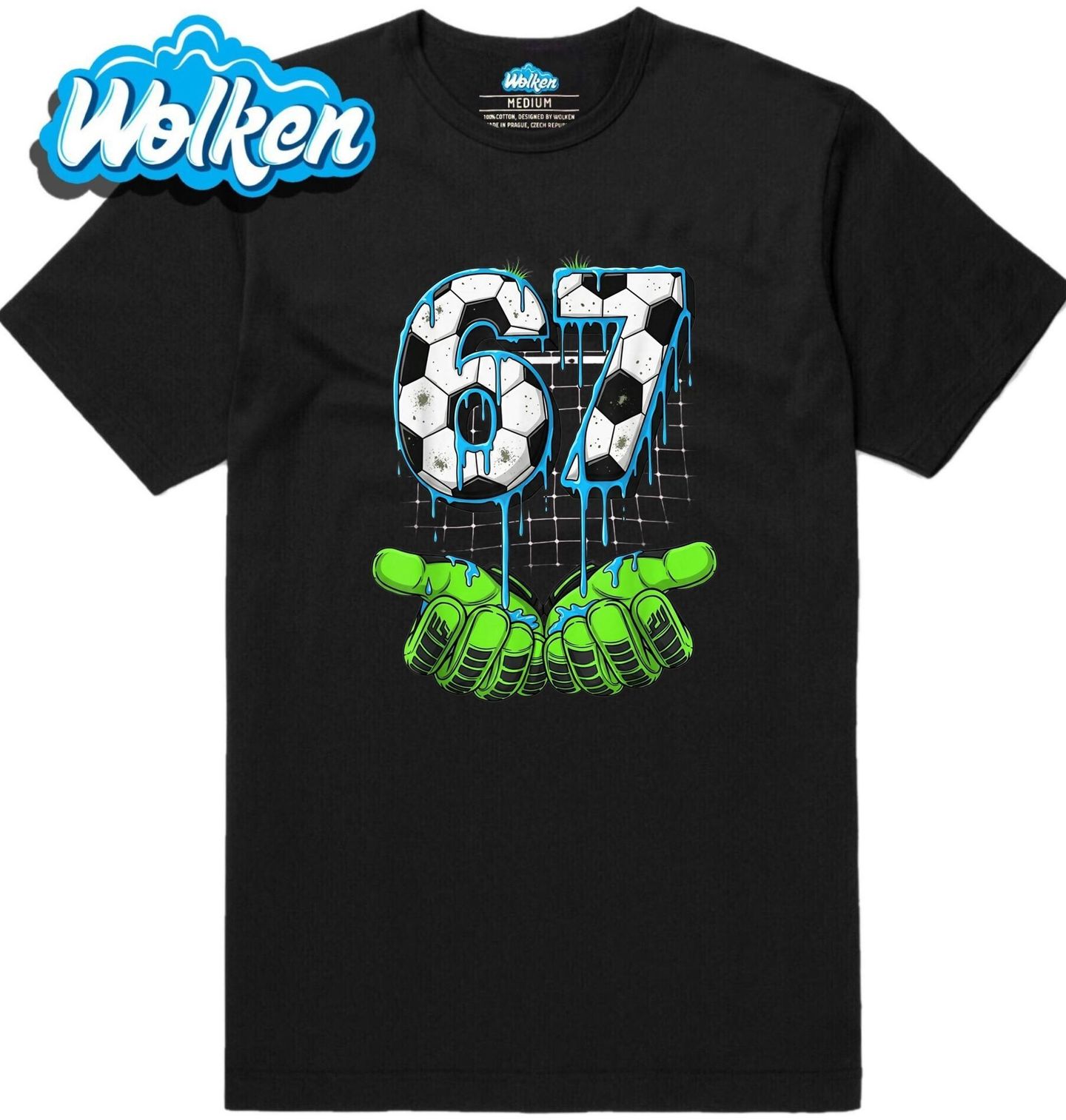 Pánské tričko 67 v Rukou Brankáře Six Seven.jpg