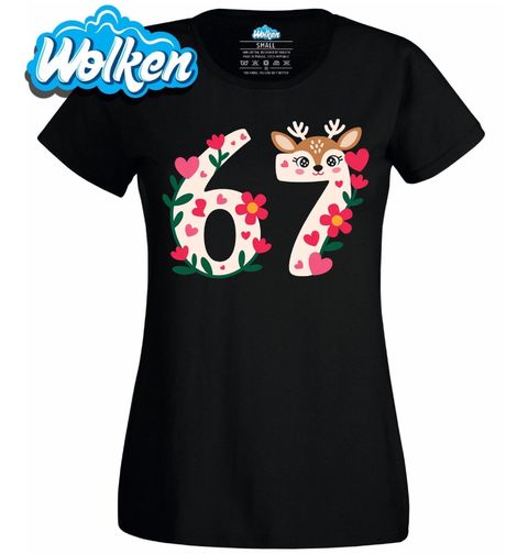 Obrázek produktu Dámské tričko Roztomilý Sob 67 Six Seven Meme