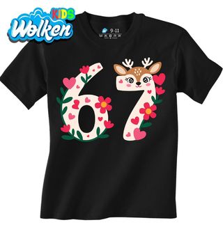 Dětské tričko Roztomilý Sob 67 Six Seven Meme.jpg