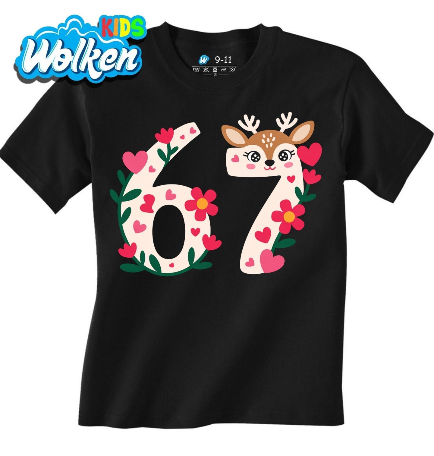 Dětské tričko Roztomilý Sob 67 Six Seven Meme.jpg