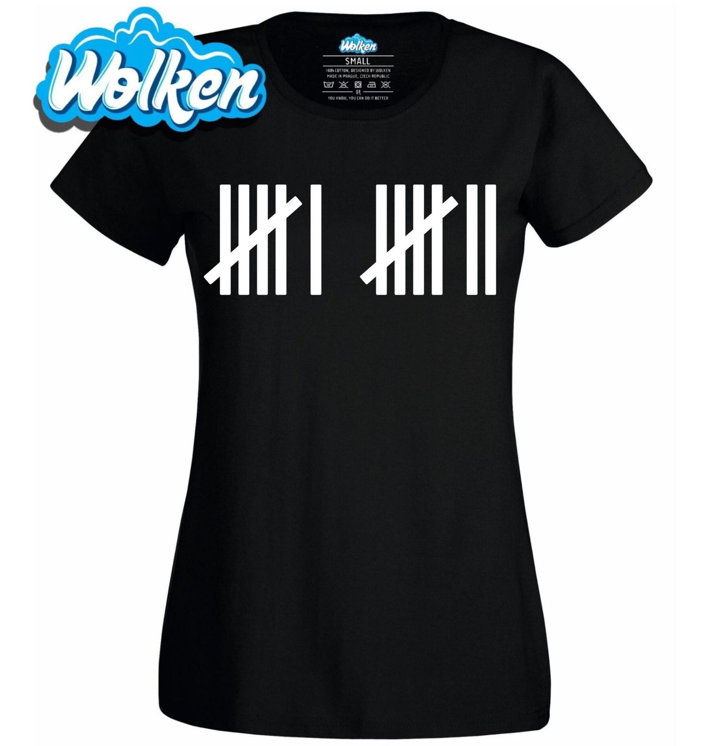Dámské tričko Sčítací Značky 67 Six Seven Tally Marks.jpg