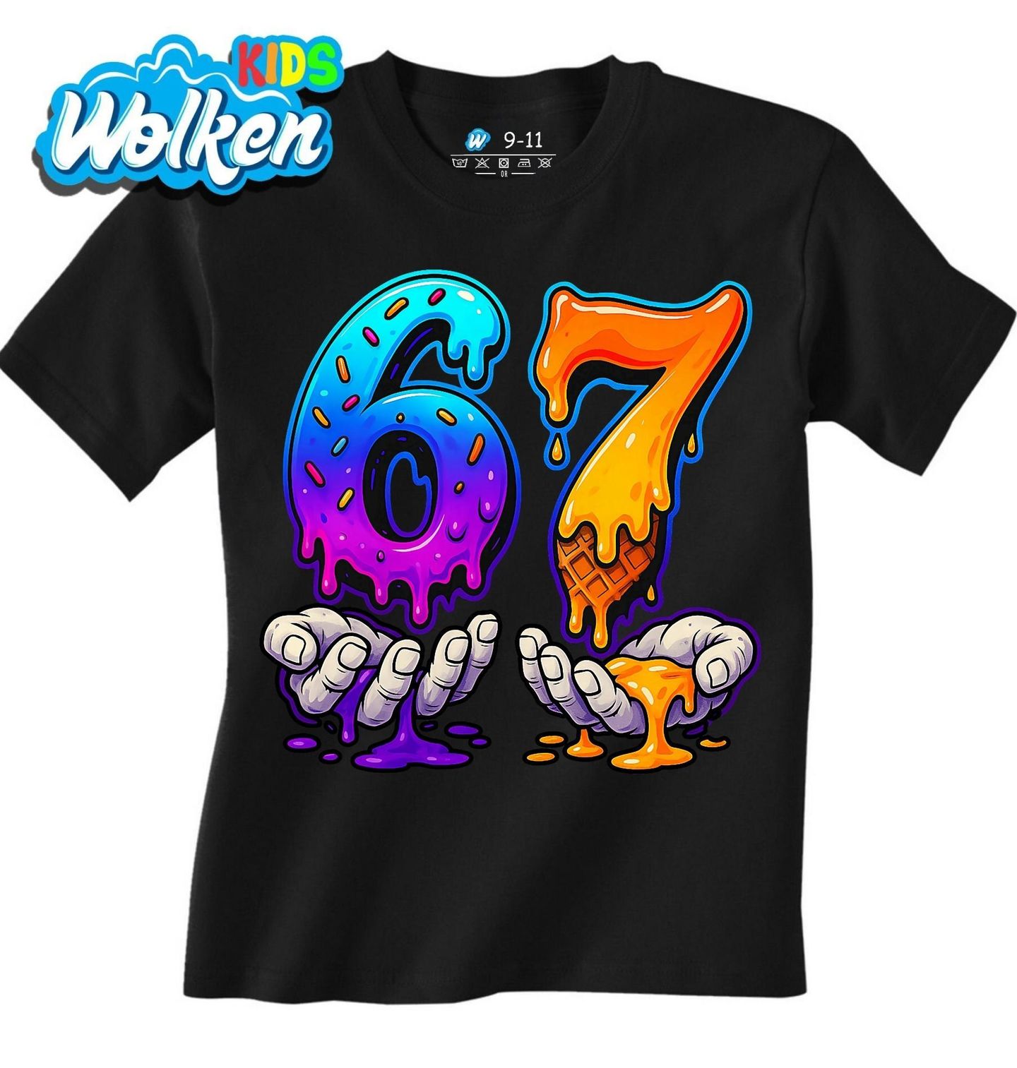 Dětské tričko Rozteklá Zmrzlina v Dlaních 67 Six Seven.jpg