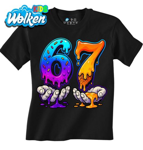 Obrázek produktu Dětské tričko Rozteklá Zmrzlina v Dlaních 67 Six Seven