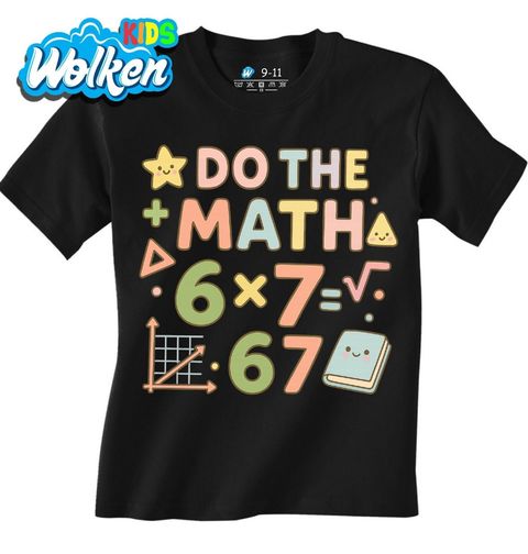 Obrázek produktu Dětské tričko Matematická Rovnice 67 Six Seven Do the Math