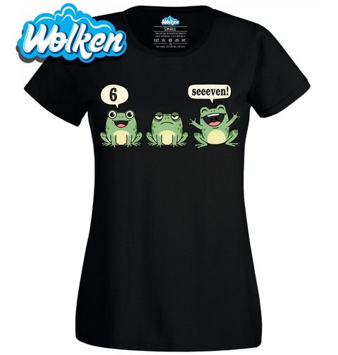 Obrázek produktu Dámské tričko Žabí Meme 67 Six Seeeven!