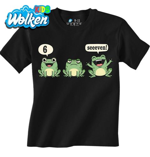 Obrázek produktu Dětské tričko Žabí Meme 67 Six Seeeven!