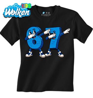 Dětské tričko Dabující Čísla 67 Six Seven.jpg