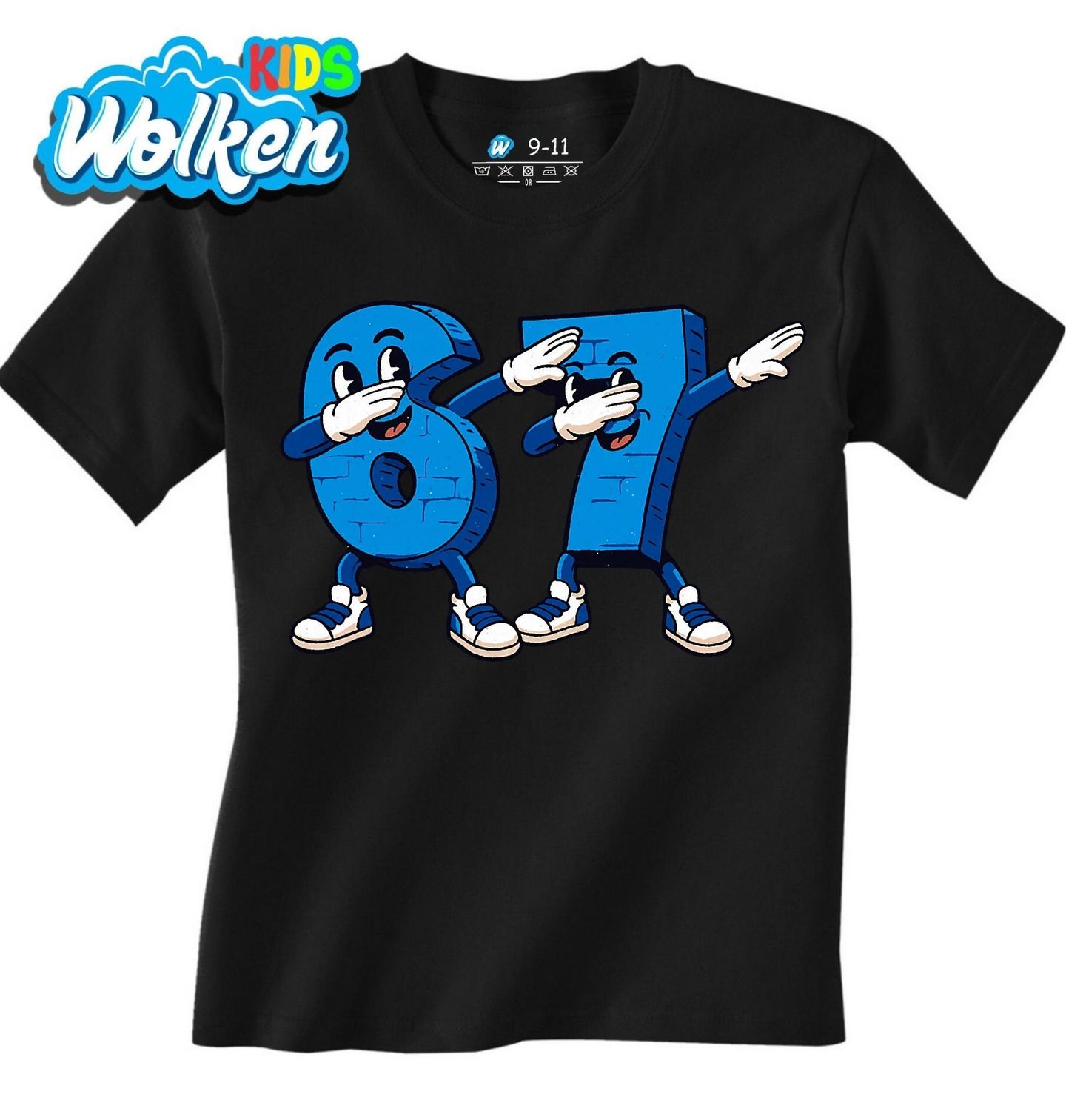 Dětské tričko Dabující Čísla 67 Six Seven.jpg