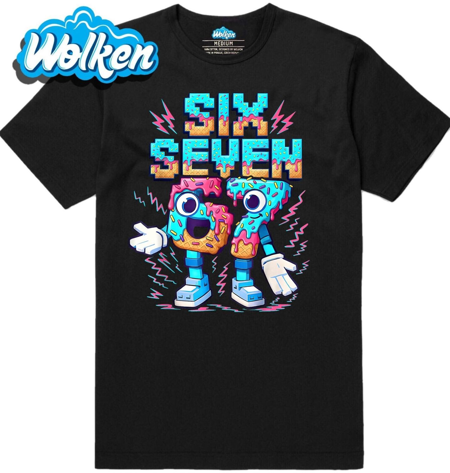 Pánské tričko Zmrzlinový Meme 67 Six Seven.jpg