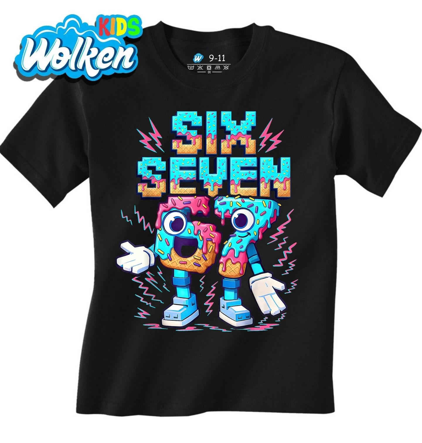 Dětské tričko Zmrzlinový Meme 67 Six Seven.jpg