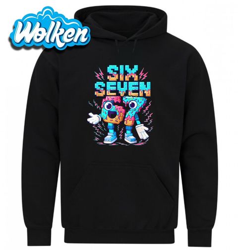 Obrázek produktu Pánská mikina Zmrzlinový Meme 67 Six Seven