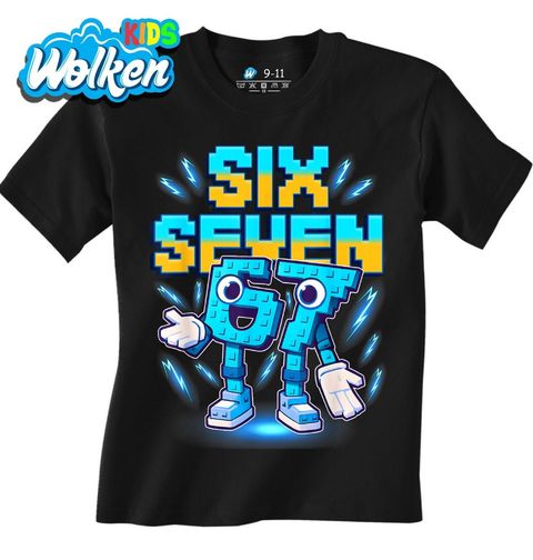 Obrázek produktu Dětské tričko Elektrická Čísla 67 Six Seven