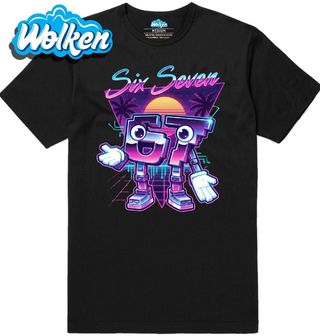 Pánské tričko Retro Meme 67 Six Seven 80s.jpg