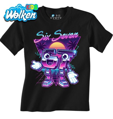 Obrázek produktu Dětské tričko Retro Meme 67 Six Seven 80s