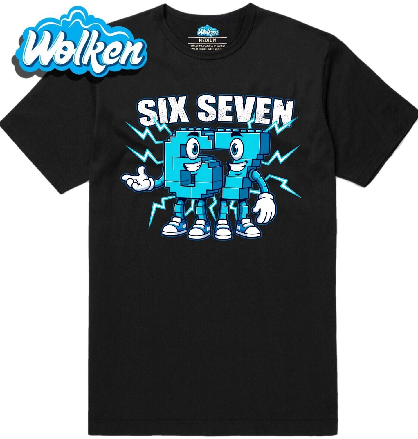 Pánské tričko Legendární Meme 67 Six Seven.jpg