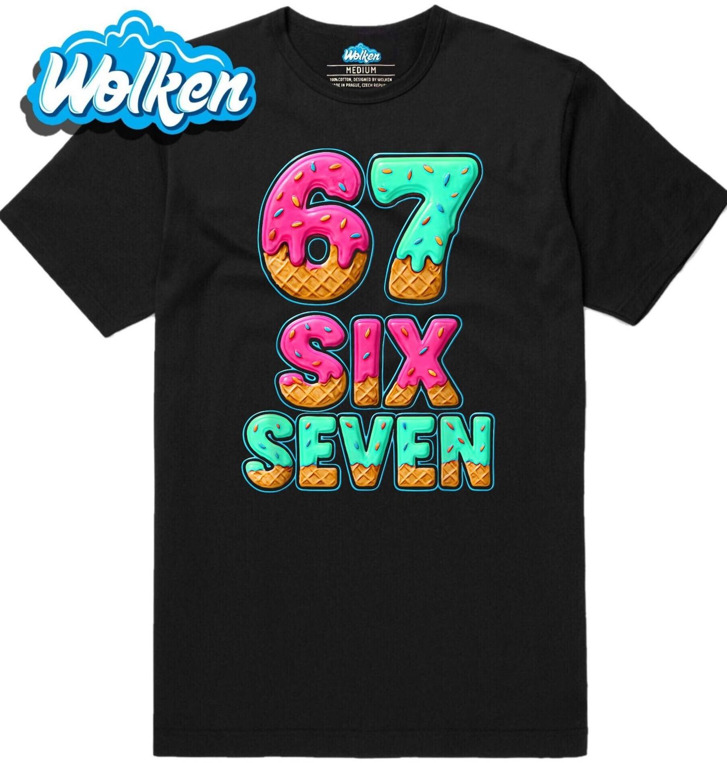 Pánské tričko Zmrzlina Šest Sedm 67 Six Seven.jpg