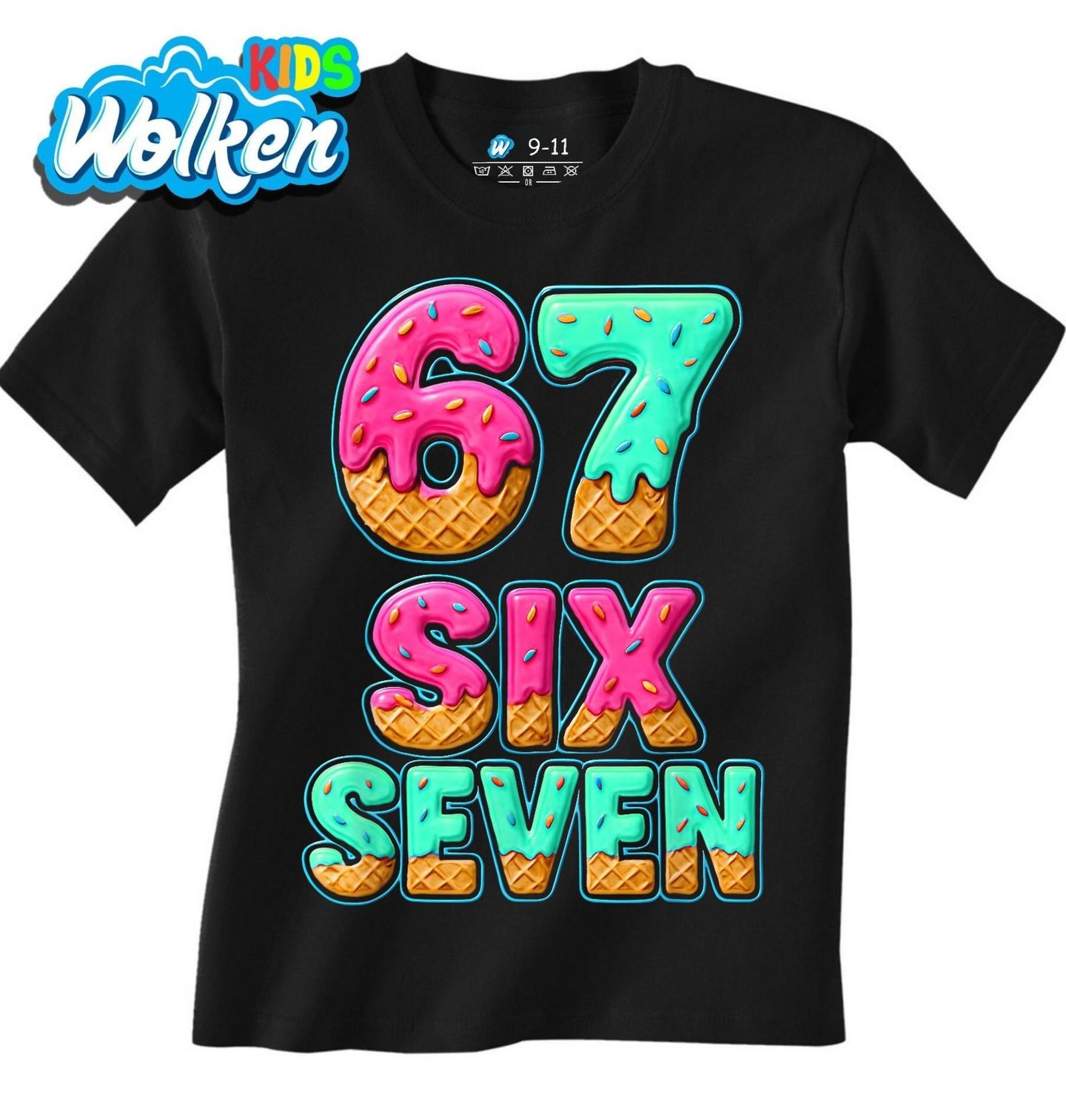 Dětské tričko Zmrzlina Šest Sedm 67 Six Seven.jpg
