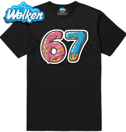 Obrázek produktu Pánské tričko Meme 67 s Polevou Six Seven