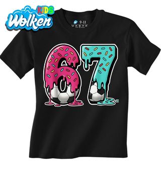 Dětské tričko Sladké Číslo Fotbalisty 67 Six Seven.jpg