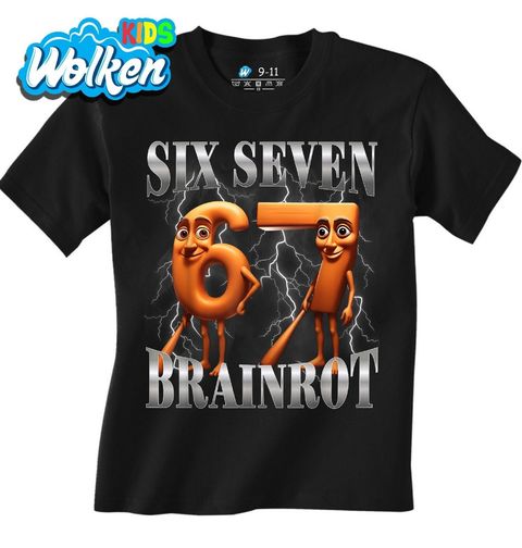 Obrázek produktu Dětské tričko Six Seven Brainrot Tung Tung Tung Sahur 67