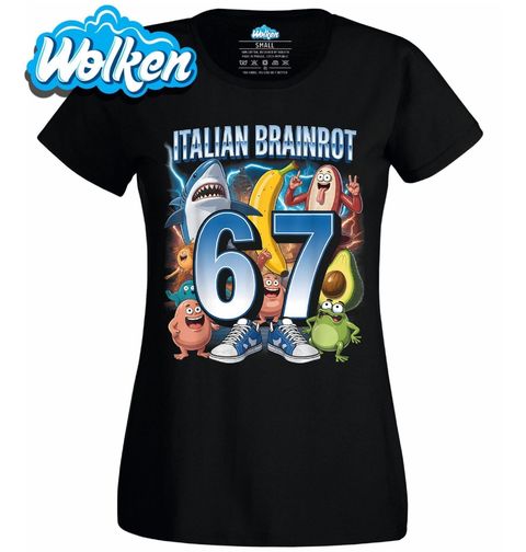 Obrázek produktu Dámské tričko 67 v Teniskách Six Seven Italian Brainrot