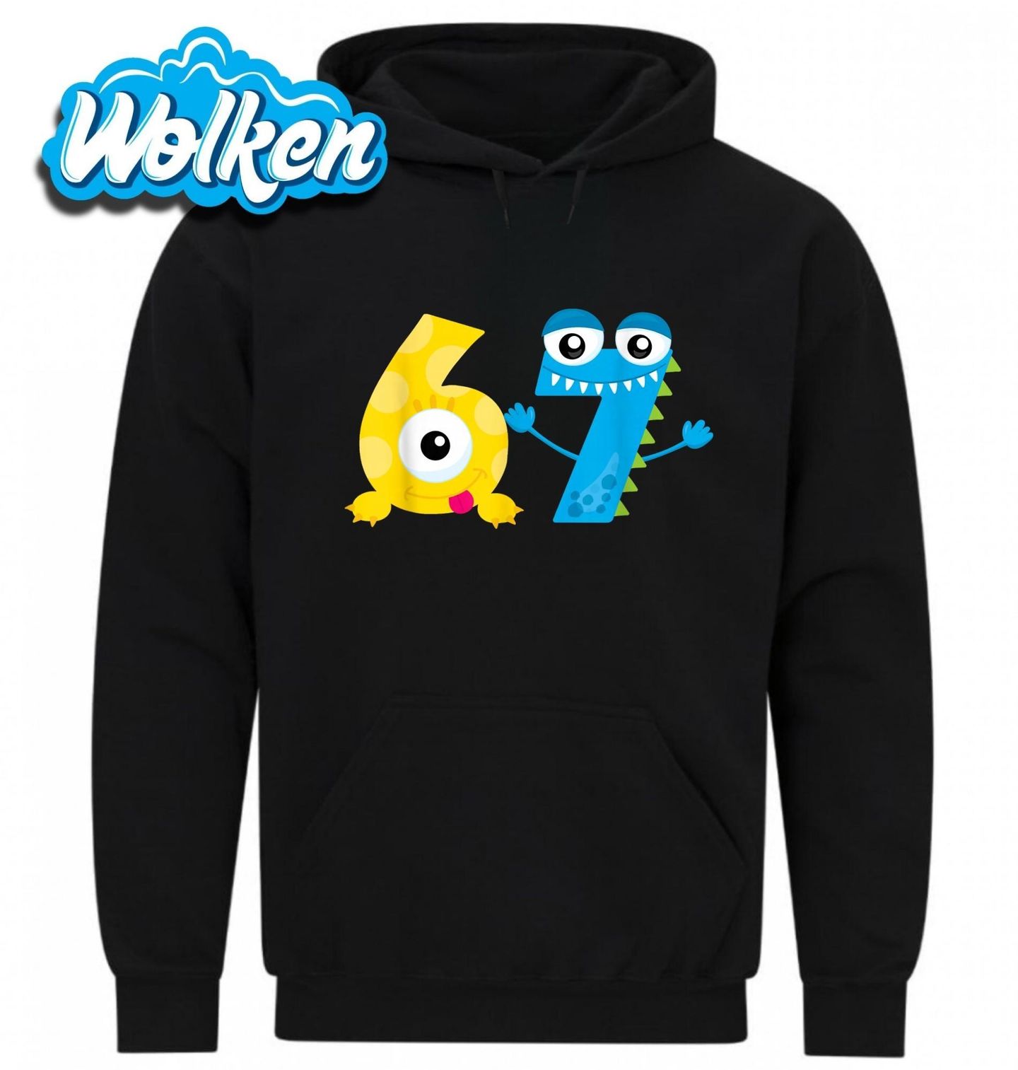 Mikina Monster Numbers 67 Six Seven.jpg