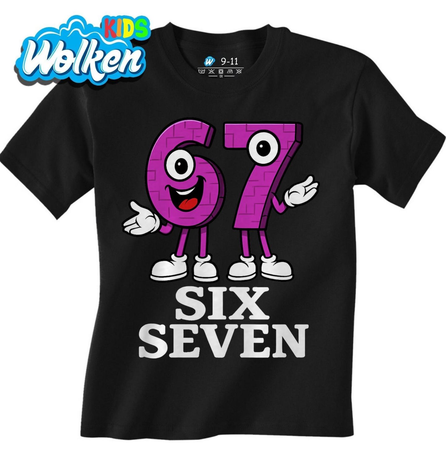 Dětské tričko Fialová Čísla 67 Six Seven.jpg