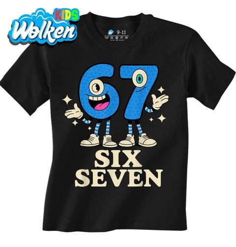 Obrázek produktu Dětské tričko Veselé Číslice 67 Six Seven