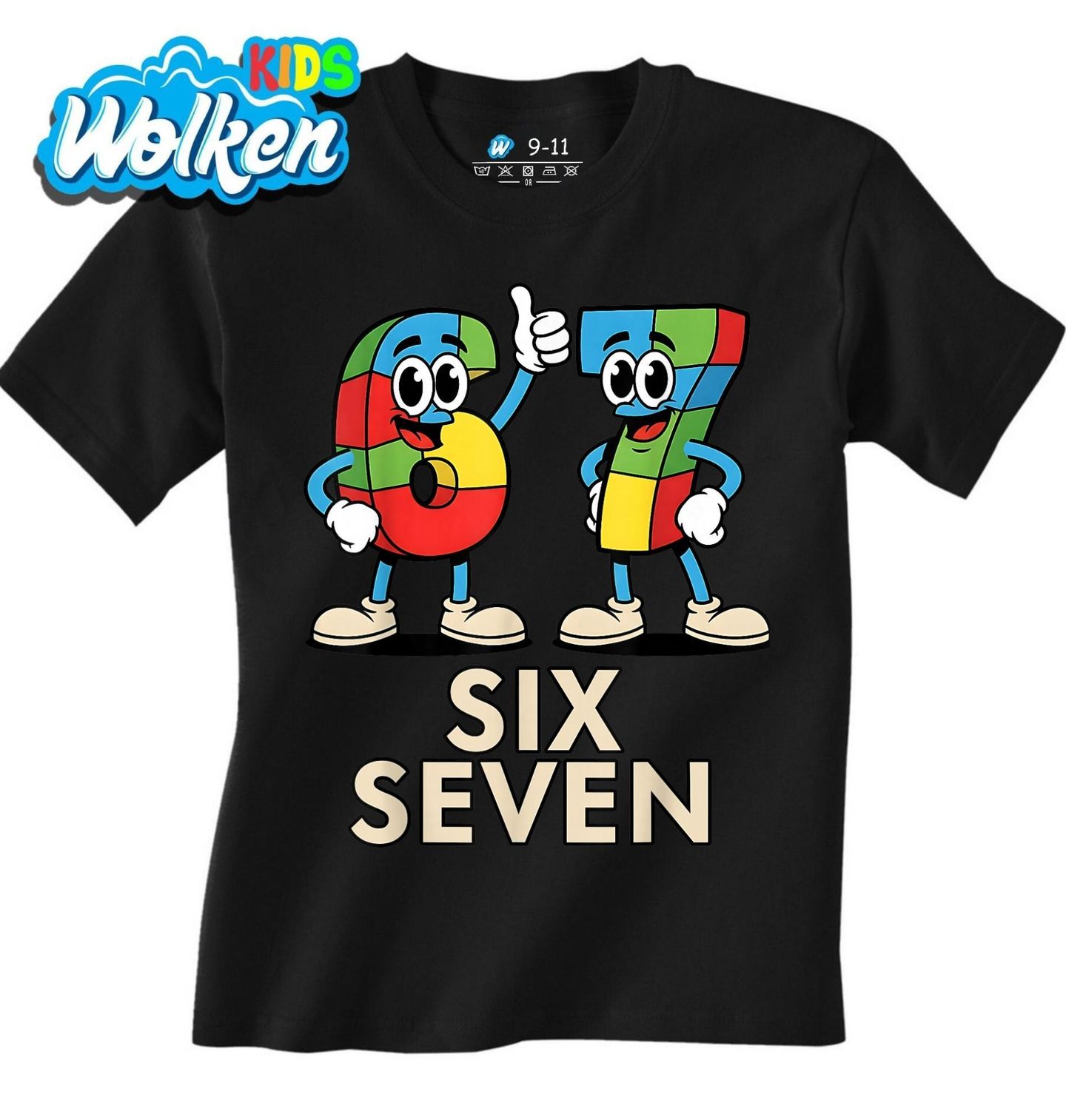 Dětské tričko Barevná Dvojka 67 Six Seven.jpg