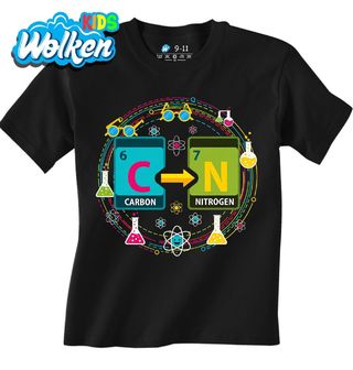 Dětské tričko Chemické prvky Carbon Nitrogen 67 Six Seven.jpg