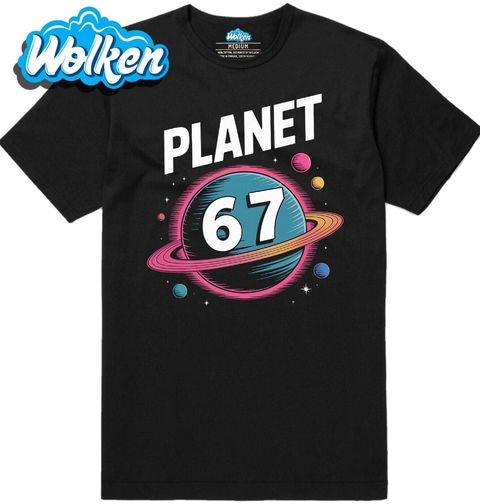 Obrázek produktu Pánské tričko Vesmírná Planeta 67 Six Seven