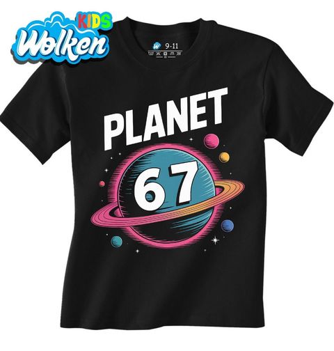 Obrázek produktu Dětské tričko Vesmírná Planeta 67 Six Seven