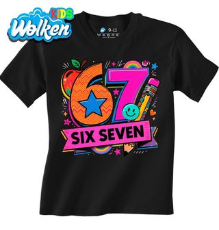 Dětské tričko Školní Potřeby 67 Six Seven.jpg