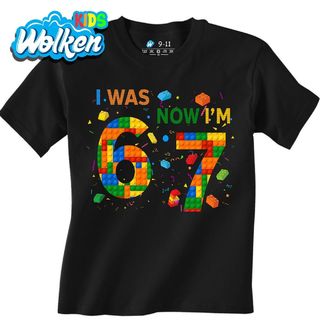 Dětské tričko Bylo mi 6, teď je mi 7 Lego 67 Six Seven.jpg
