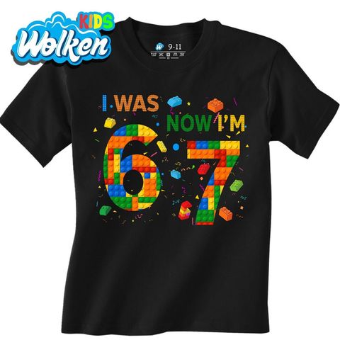 Obrázek produktu Dětské tričko Bylo mi 6, teď je mi 7 Lego 67 Six Seven