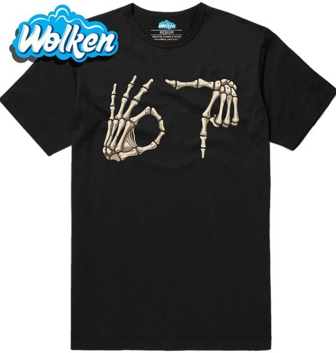 Obrázek produktu Pánské tričko Ruce Kostlivce 67 Six Seven Meme