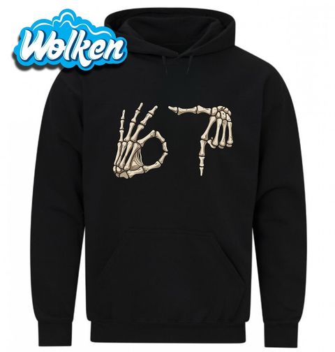 Obrázek produktu Pánská mikina Ruce Kostlivce 67 Six Seven Meme