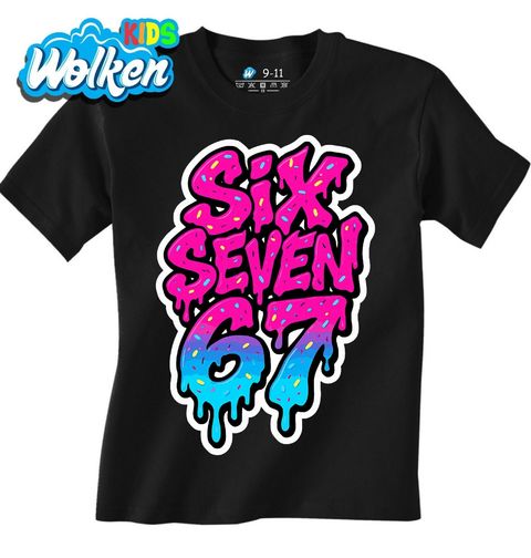 Obrázek produktu Dětské tričko Barevné Graffiti 67 Six Seven